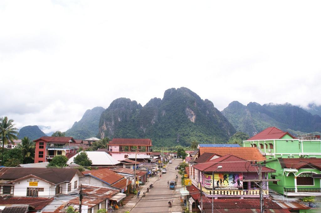 Malany Villa 1 Vang Vieng Rom bilde